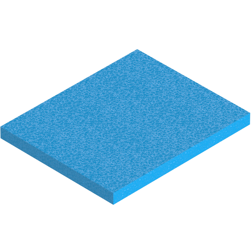 Foam inserts for embedding cassettes blue