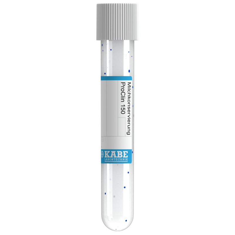 Probenröhren zur Milchkonservierung MK 100/15 PP Sn ProClin 150 weiß