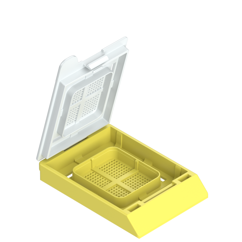 Einbettkassetten - Bionet gelb mit Deckel