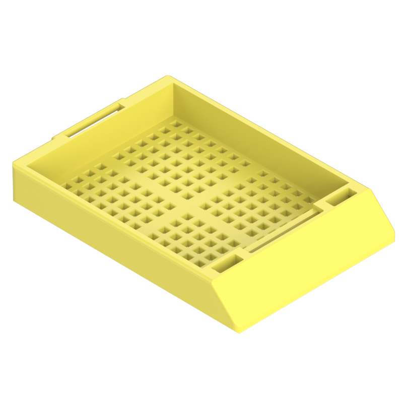 Einbettkassetten - Biopsie gelb ohne Deckel