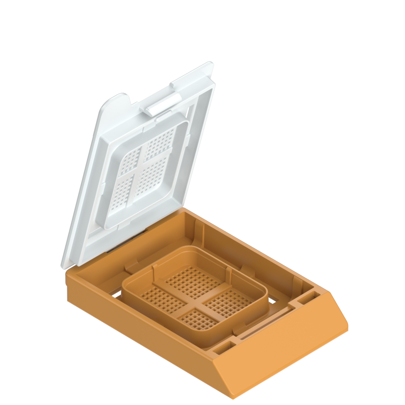 Einbettkassetten - Bionet braun mit Deckel