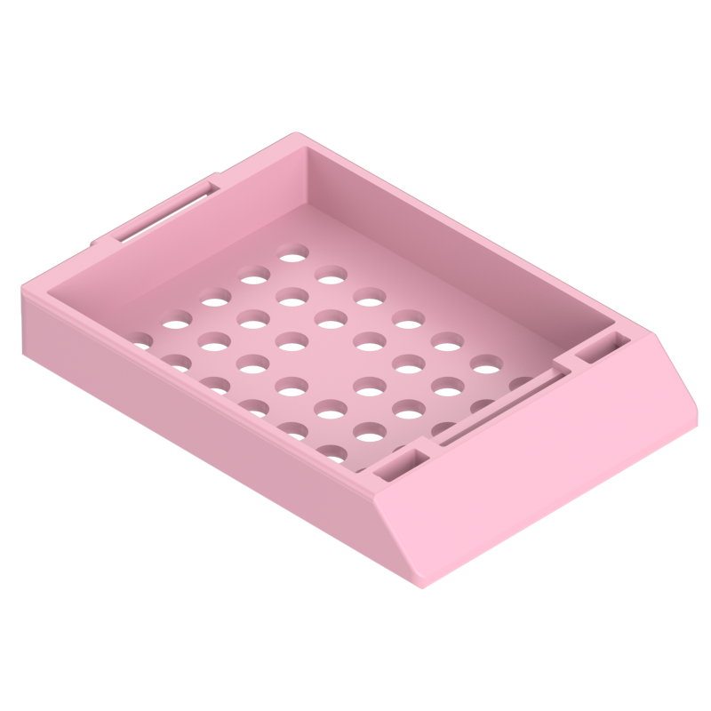 Einbettkassetten - Standard rosa ohne Deckel