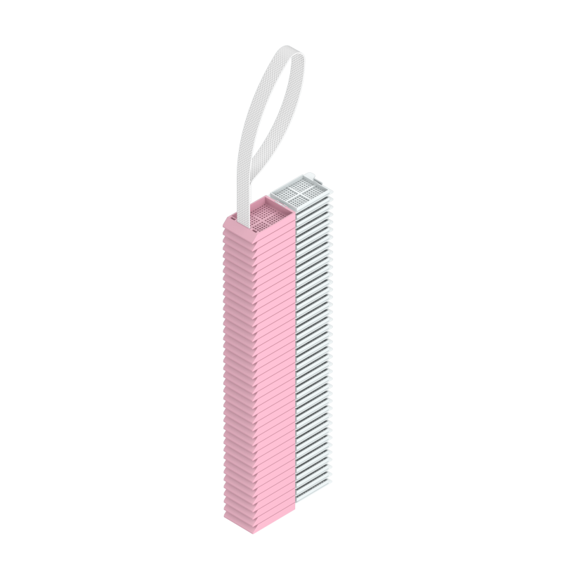 Einbettkassetten - Biopsie rosa mit Deckel am Band