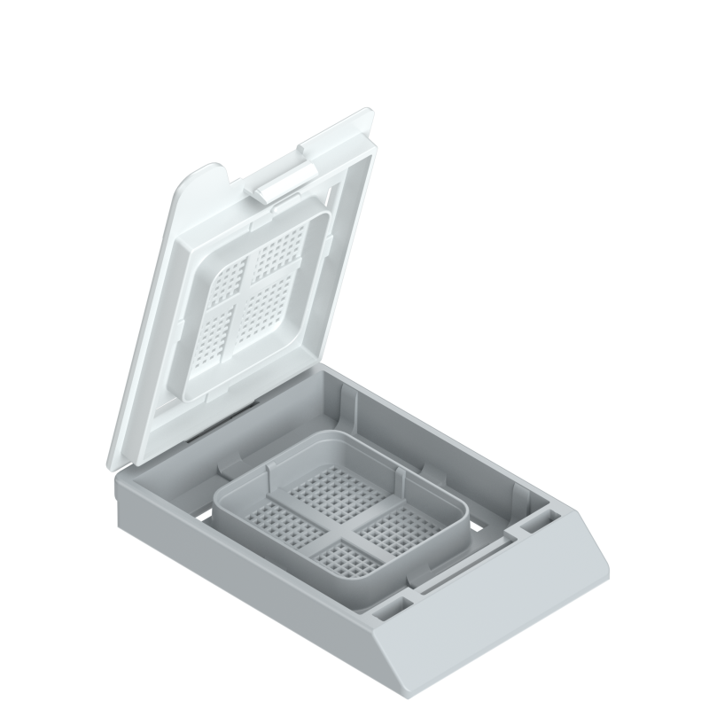 Einbettkassetten - Bionet grau mit Deckel