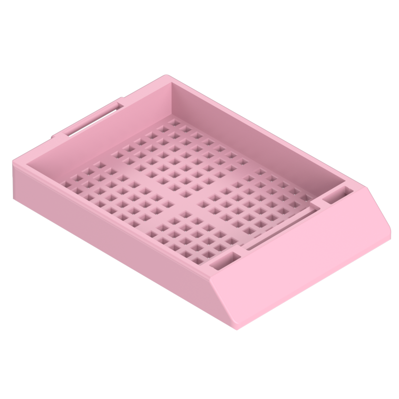 Einbettkassetten - Biopsie rosa ohne Deckel