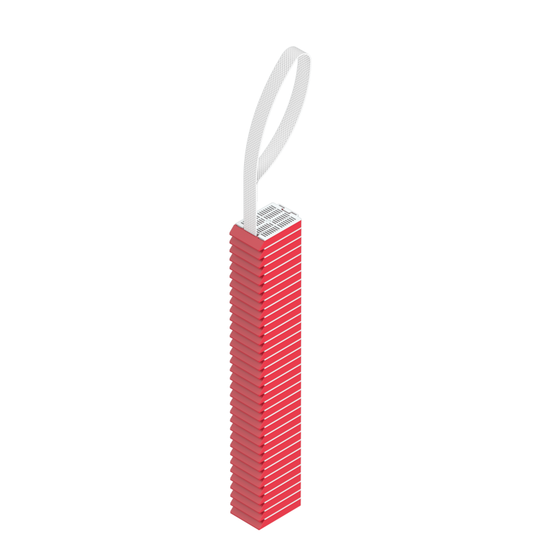 Einbettkassetten - Universal rot mit Steckdeckel am Band