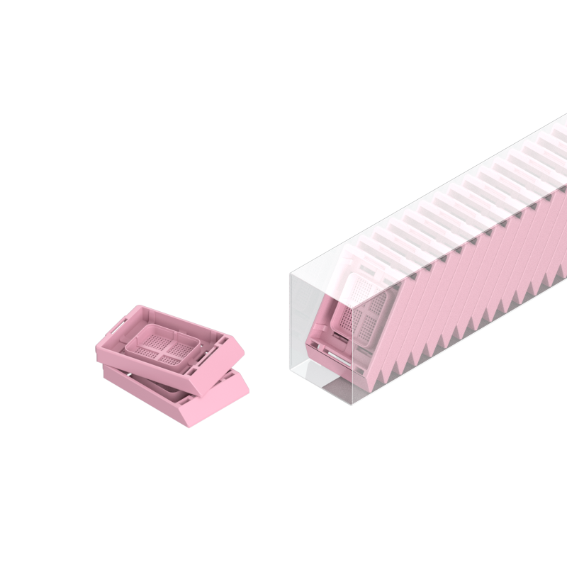 Einbettkassetten - Bionet rosa ohne Deckel im Magazin