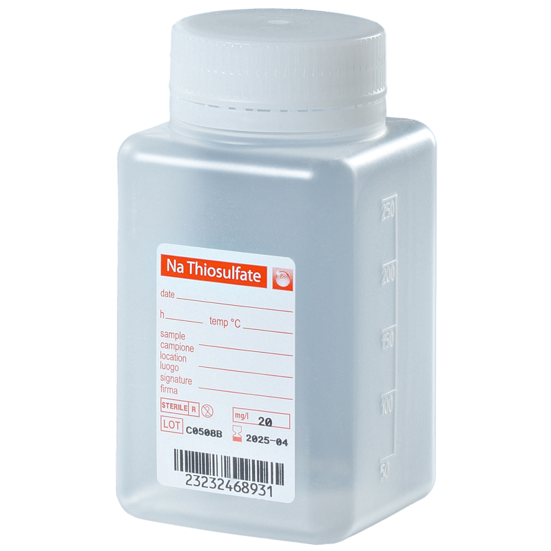 Gefäße zur Trinkwasseranalytik steril 250 ml