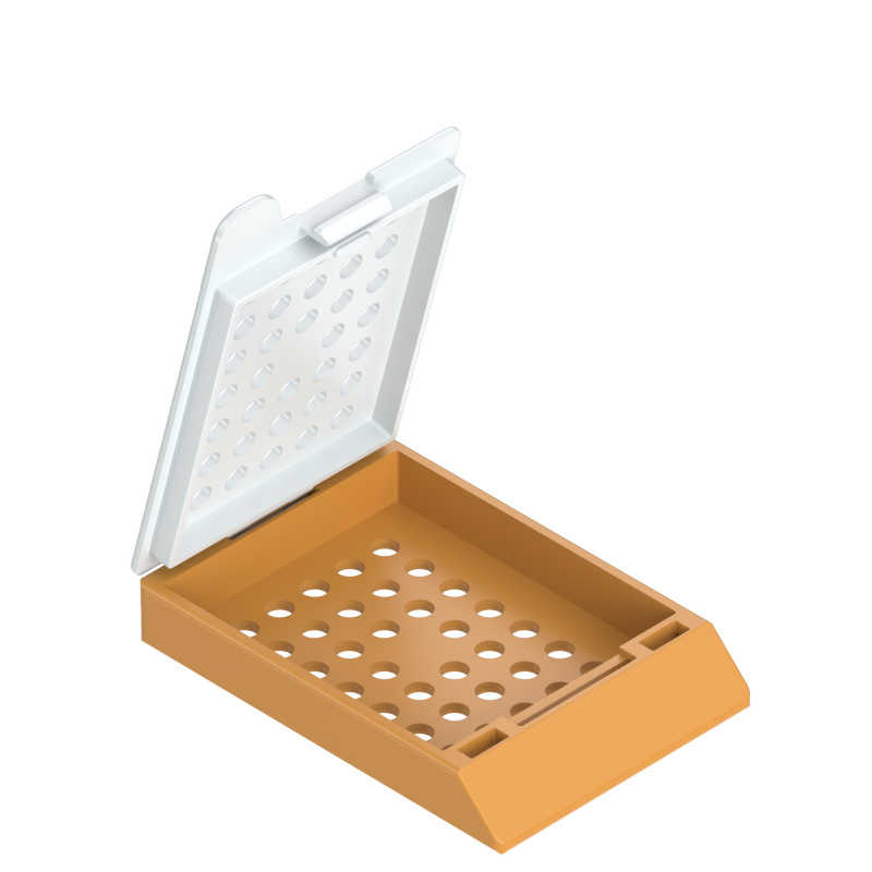 Einbettkassetten - Standard braun mit Deckel